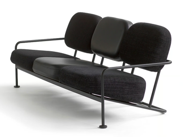 ÅHUS XL - 3 seater leather sofa by Blå Station - view 2